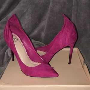 Sexy High Back Fuchsia Stilettos